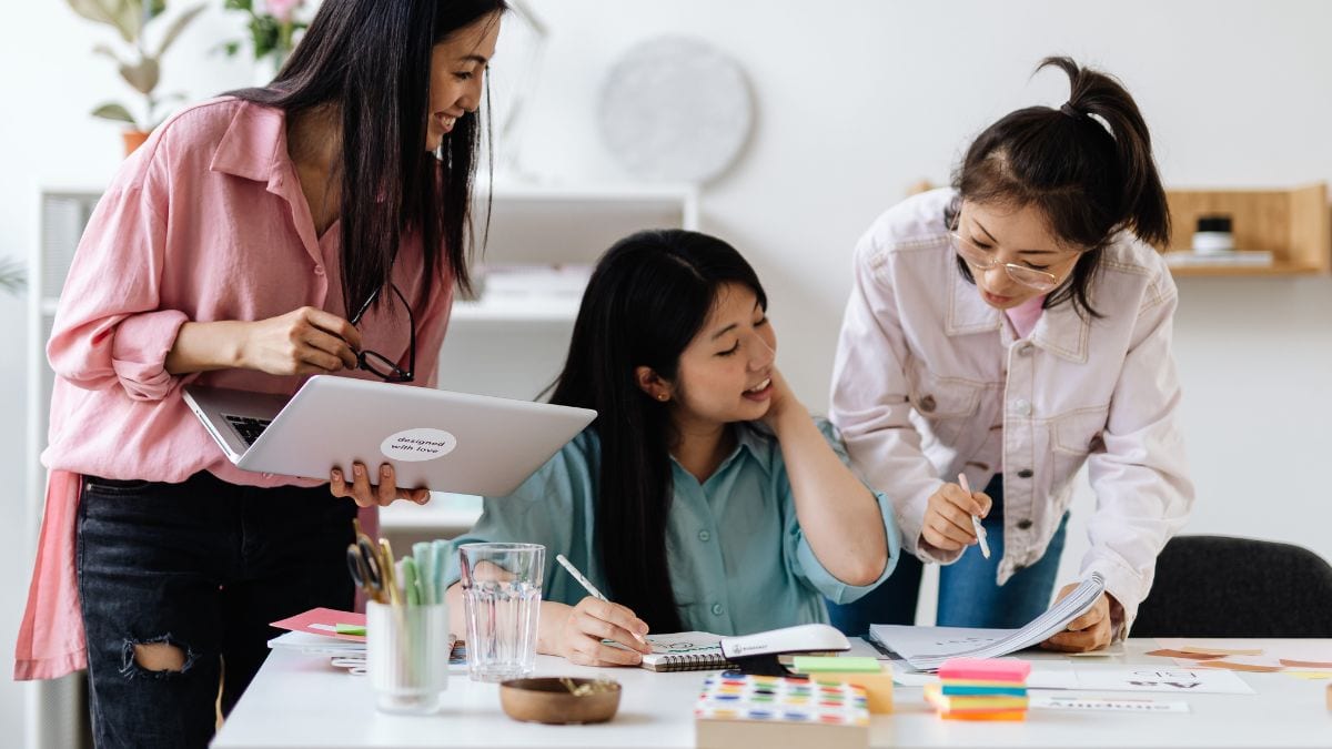 Women Working Together in the Office